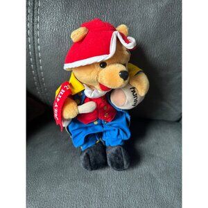 Disney 4th Of July Pooh Bean Bag Plush Toy Limited Edition 2000 patriotic y2k  t